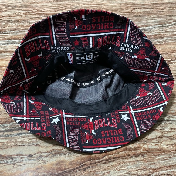 NBA Ultra Game Chicago Bulls Unisex Bucket Hat Red/Black Outdoor Streetwear